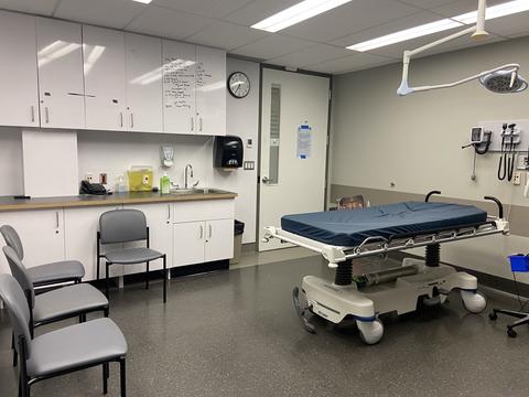 Inside the clinical skills lab